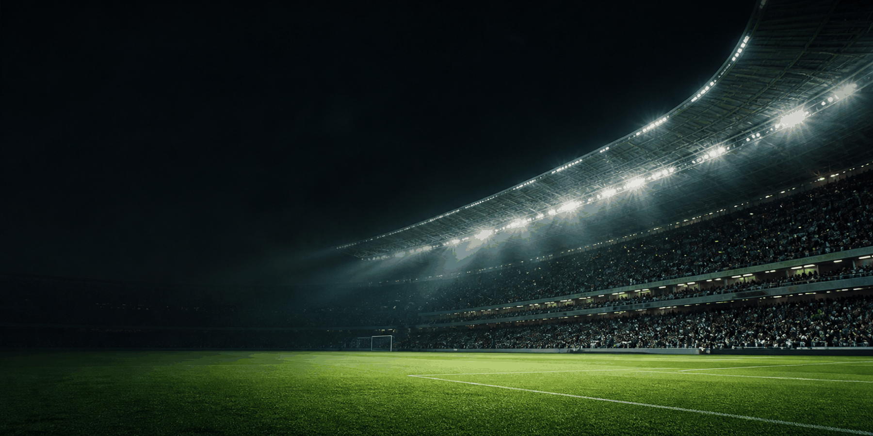 Night football stadium