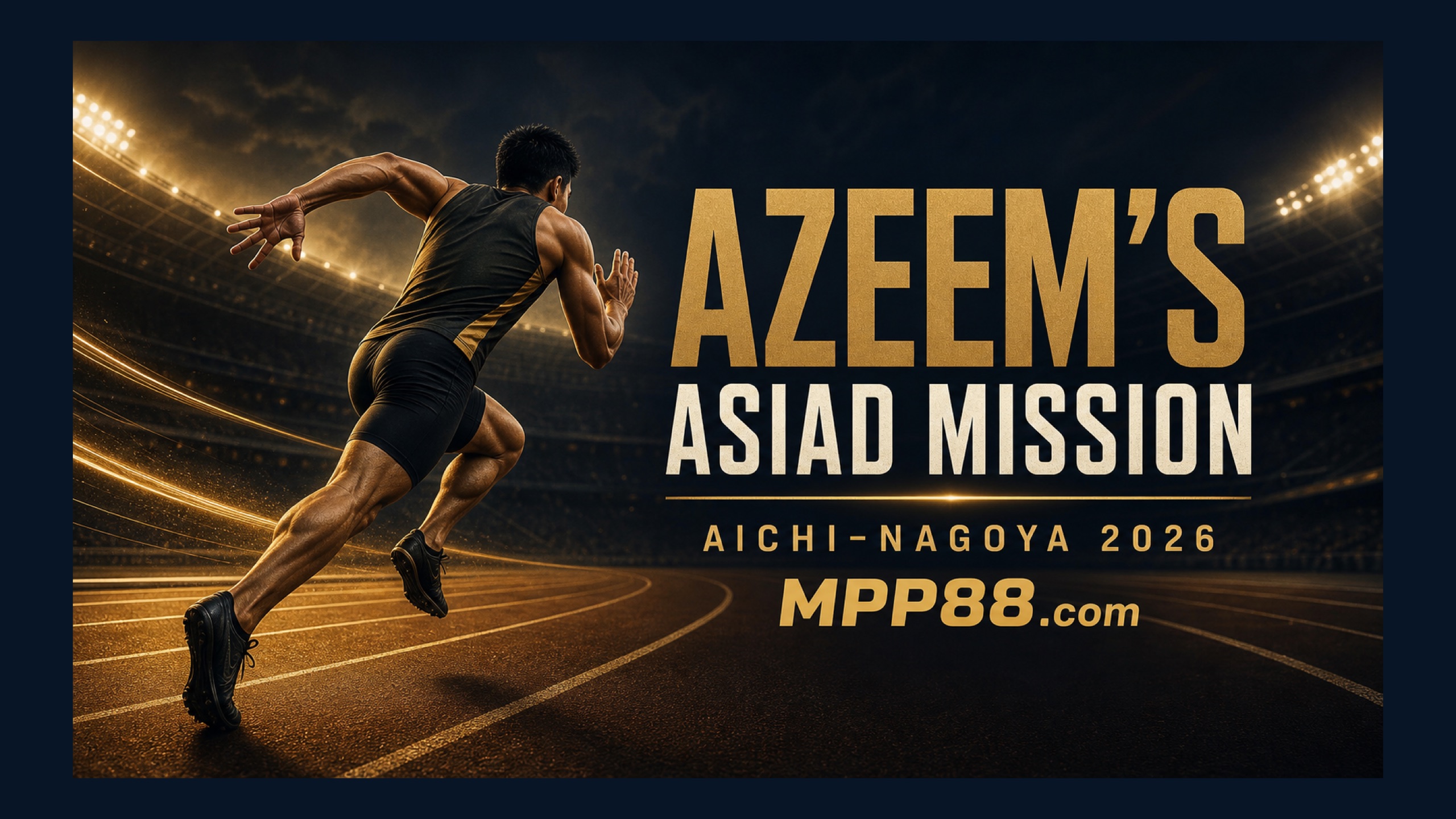 Azeem瞄准亚运百米领奖台|盼超越上届铜牌成绩